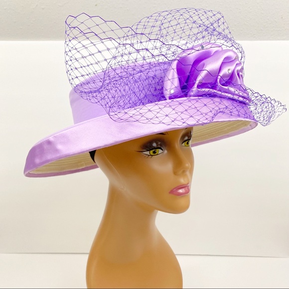 Donna Vinci Couture Purple Hat 